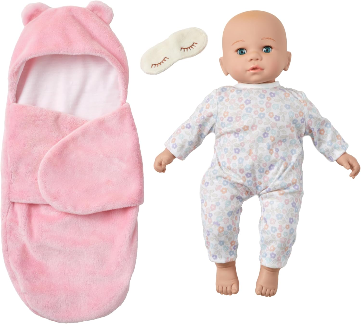 Madame Alexander 14-Inch Sweet Smiles Baby Doll, Bear Sleep Sack