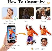 Vista 2 de Almohadas personalizadas con imagen, almohada corporal personalizada, almohada personalizada para mascotas, regalos conmemorativos, regalos