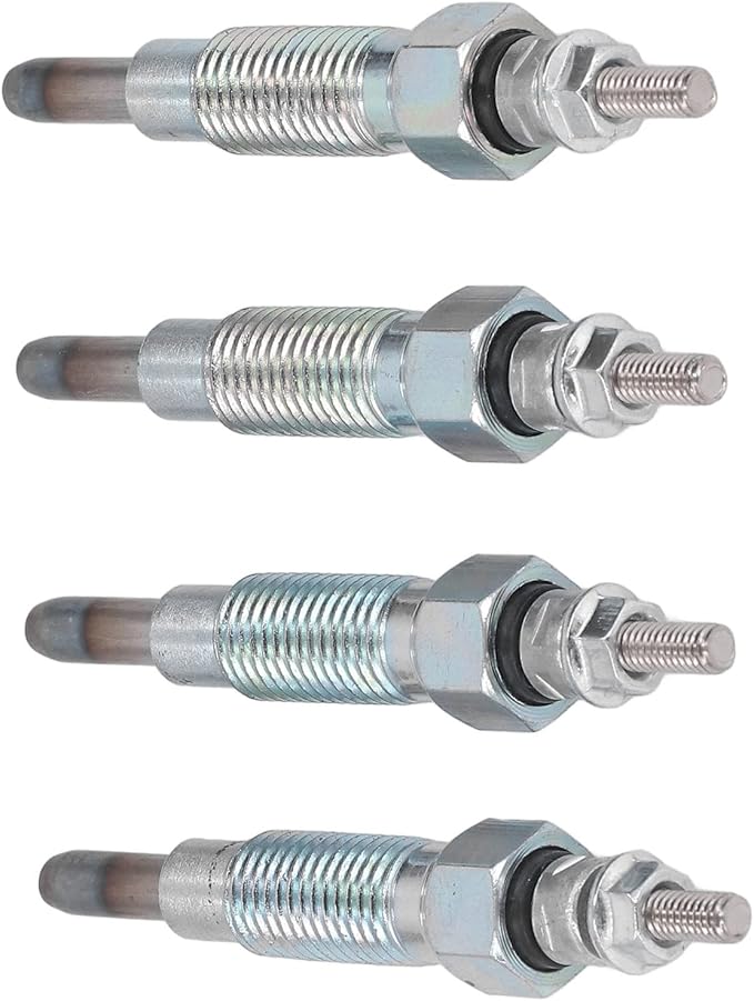 Engine Glow Plug for Bobcat Models Skid Steer 643 645 743 4PCS Glow