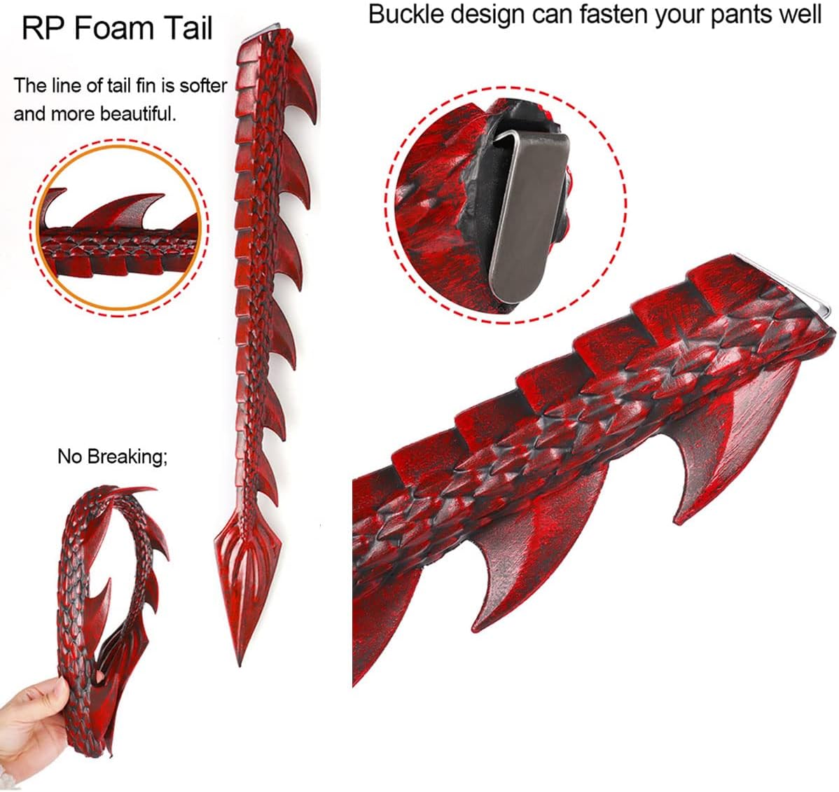 Children's Dragon Wing Costume Dinosaur Tail Mask Set Cosplay Kids Halloween Dragon Costume - Image 6