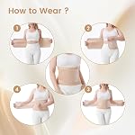 Trendyline Postpartum Belly Bande pour les femmes: Binder Abdominal pour la récupération de la section C après chirurgie Compression de réduire l'hauteur Diastasis Recti réparation - Léger Ajustable Après la Naissance Enveloppe Belly