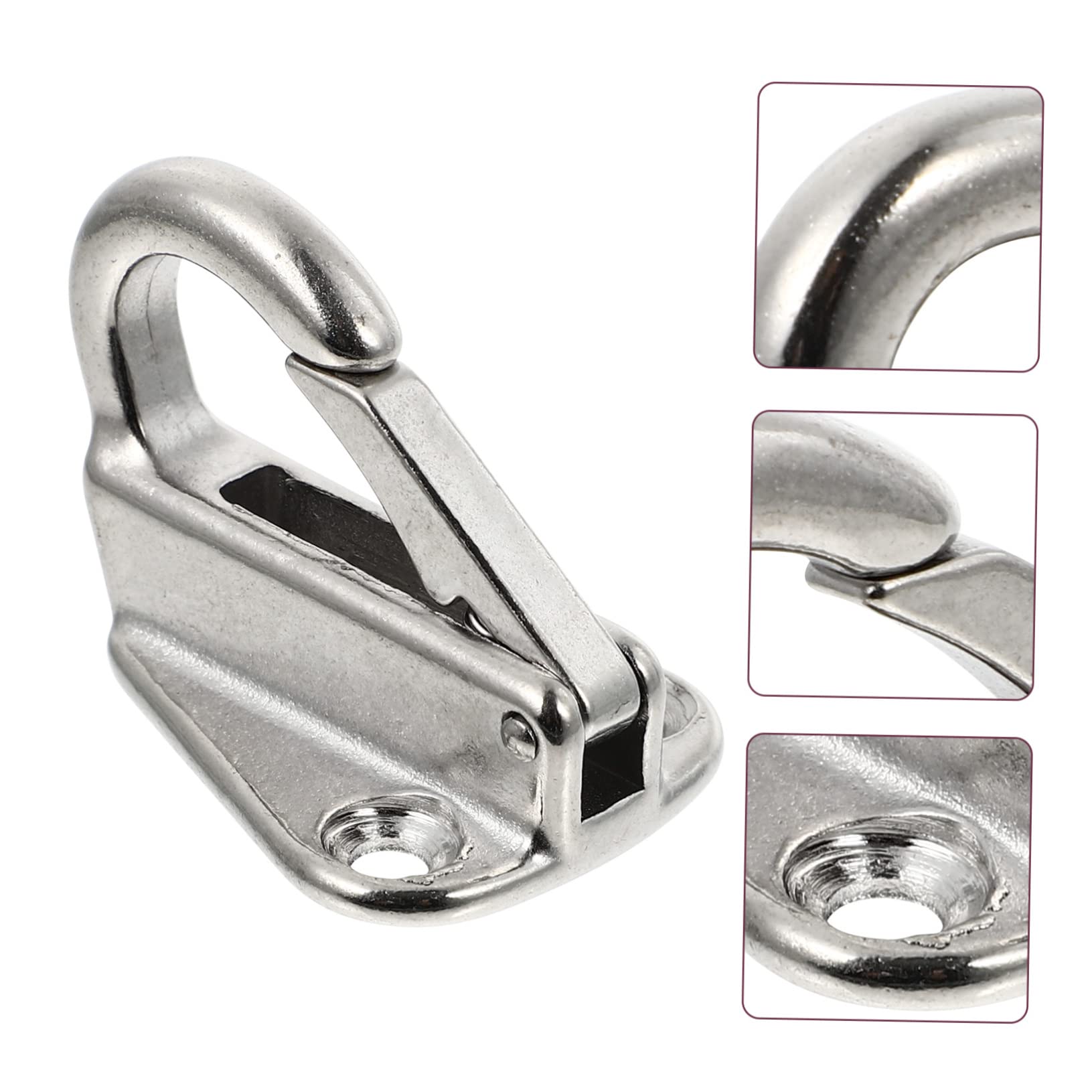 Yardwe Gancho Guardabarros Bicheros para Atraque Perchero Portátil Acessorios Nauticos Accesorios Náutica Ganchos para Tablas De Tierra Ganchos Útiles para Silver