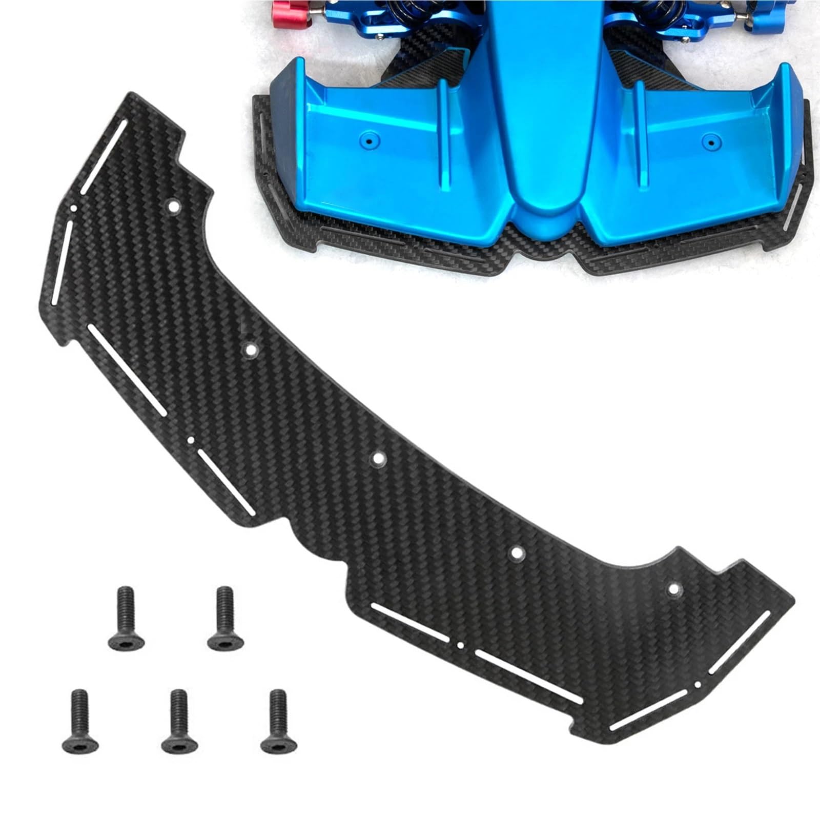 Per Arrma For Limitless F1 1/7 Paraurti Anteriore In Fibra Di Carbonio Telaio Piastra Paramotore Protezione Inferiore RC Aggiornamento Auto Accessori Giocattoli Rc