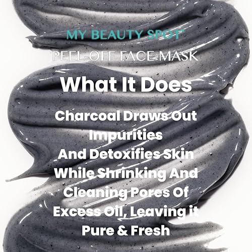Miniatura 7 de My Beauty Spot Máscara despegable con infusión de carbón, aceite de árbol de té, 6.7 onzas