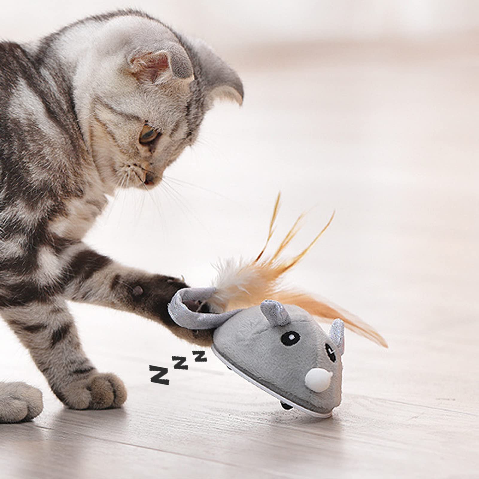 Amazon | ネコ おもちゃ 猫 電動 ペットおもちゃ ネズミ ぬいぐるみ 