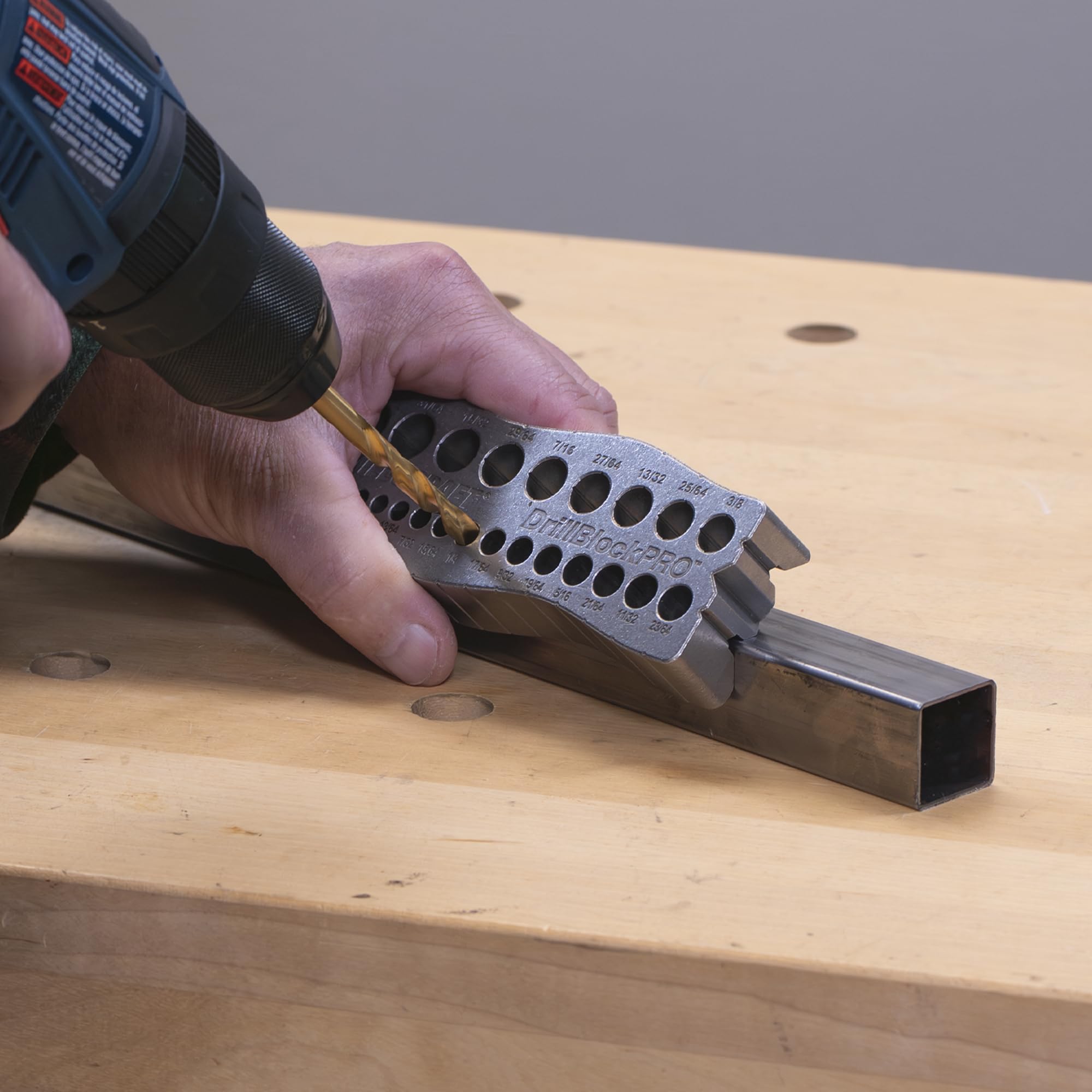 Milescraft Drill Block PRO - 25 Drill Guides -7 Milescraft Drill Block PRO - 25 Drill Guides -7