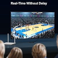 Vista 3 de J&D Cable Ethernet Cat 8, alta velocidad de 40 Gbps 2000 Mhz 26AWG con conector RJ45 chapado en oro, cable de red S/FTP compatible con PC, PS5