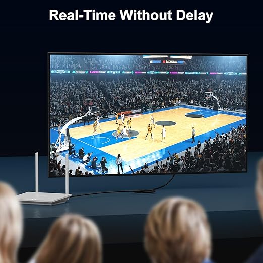 Cable Ethernet Cat 8 J&D 1.5 ft RJ45 40 Gbps 2000 Mhz miniatura 3