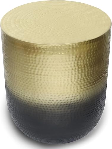 Miniatura 18 de SIMPLIHOME Nova Boho - Mesa auxiliar de metal de 19 pulgadas de ancho en color plateado degradado, totalmente montada, para sala de estar y Plateado