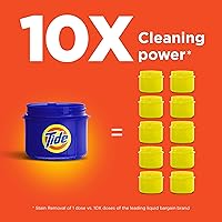 Vista 5 de Tide Detergente líquido para ropa, original, 96 cargas, 150 onzas líquidas