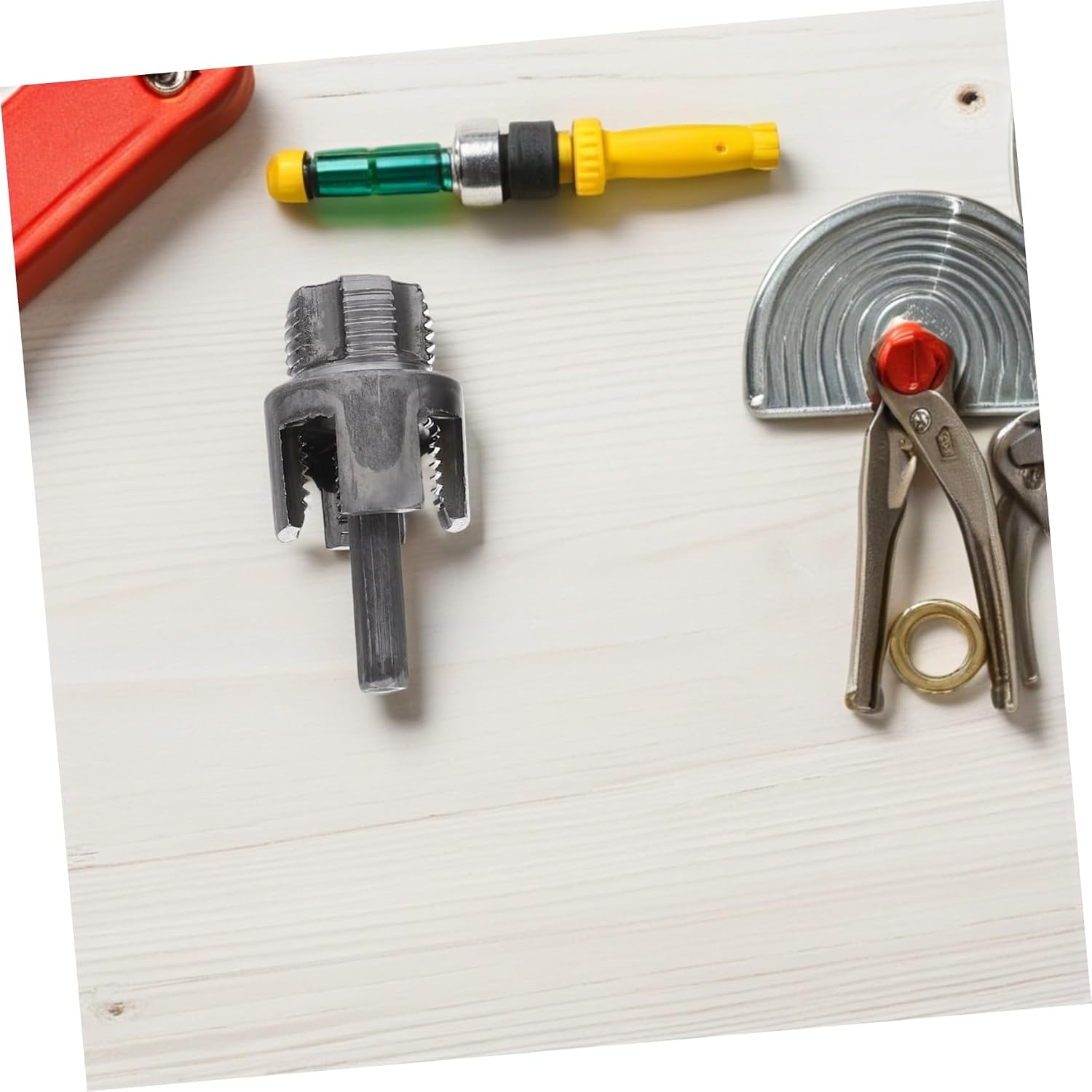 PVC Pipe Threading Tool Set for Electric Drill, 3pcs Internal External