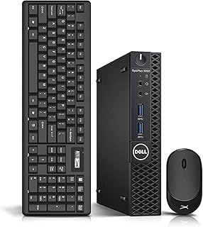 Dell OptiPlex 3050 Micro PC Mini Computers Desktop, 32GB DDR4 Ram New 512GB M.2 NVMe SSD, i5-7500T 2.7GHz, AC7260 Built-in WiFi Ready,HDMI, Mini PC, Dual Monitor Support,Windows 10 Pro (Renewed)