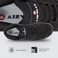 Vista 5 de Airwalk Mongo - Zapato industrial con punta de material compuesto para hombre Negro/Negro