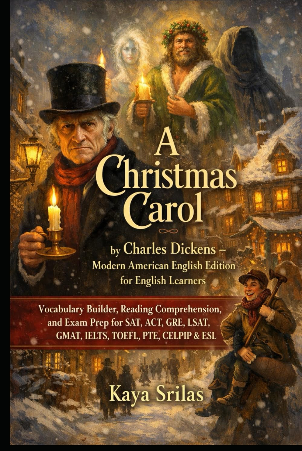 A Christmas Carol: by Charles Dickens — Modern American English Edition — Vocabulary Builder, Reading Comprehension, and Exam Prep for SAT, ACT, GRE, ... English Classics for English Learners)