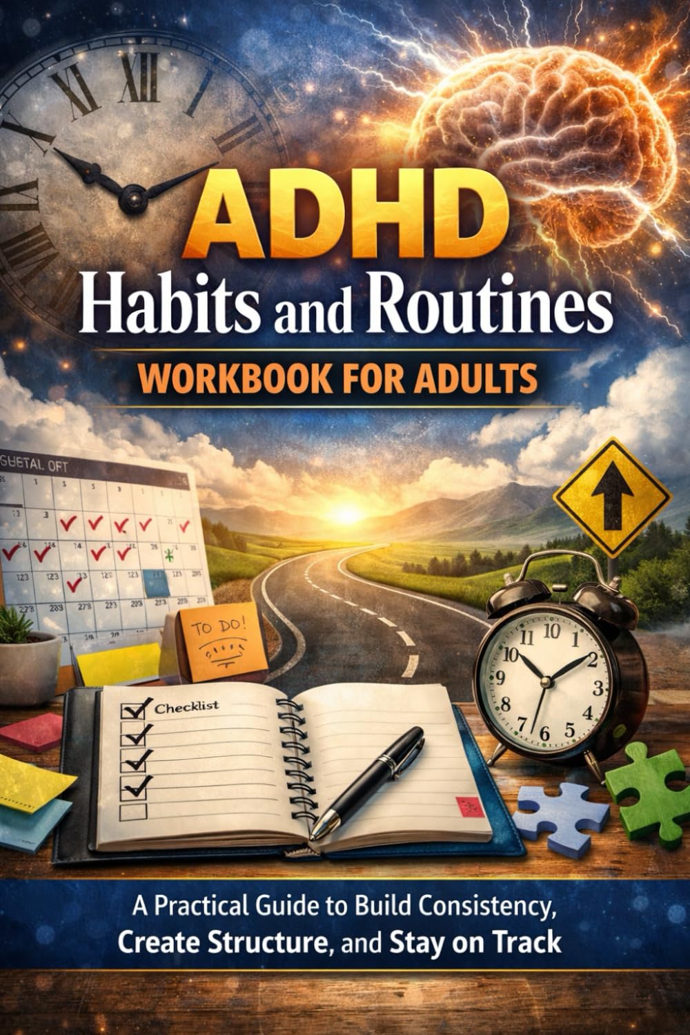 ADHD Habits and Routines Workbook for Adults: A Practical Guide to Build Consistency, Create Structure, and Stay on Track