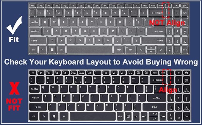 Funda de Teclado para Laptop 15.6 Pulgadas de Silicona miniatura 2