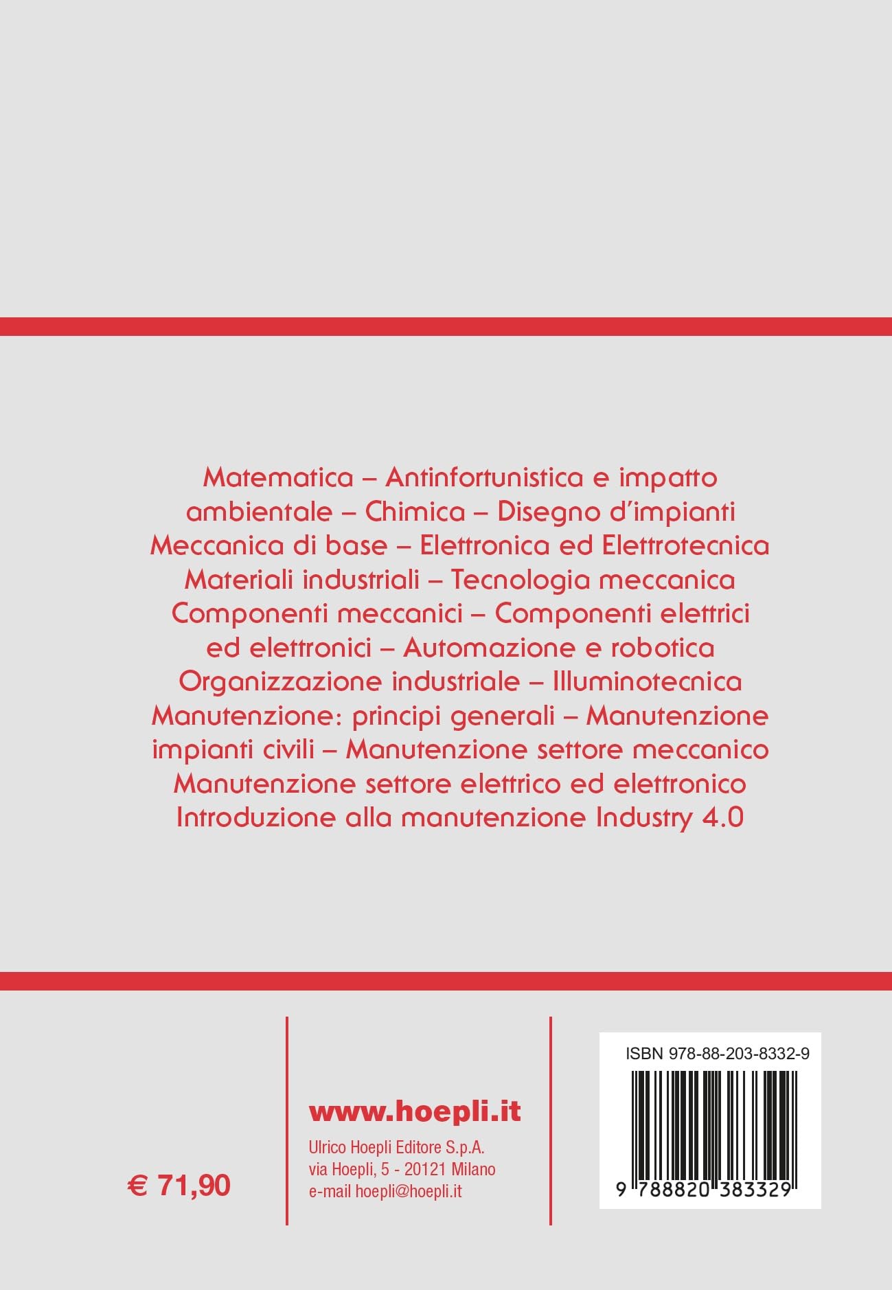 Manuale del manutentore. Per gli Ist. tecnici industriali