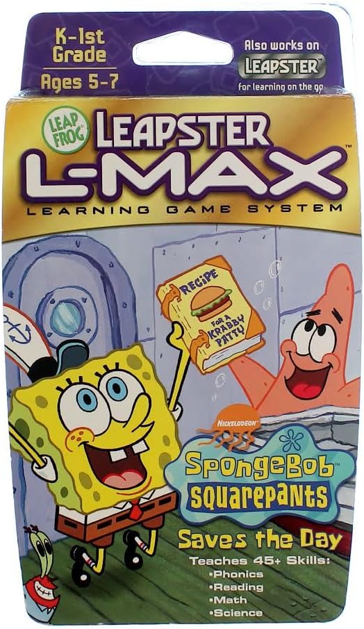 Leapster L-MAX SW Game: Sponge Bob(Lic.)