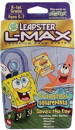 Leapster L-Max SW Juego Bob Esponja Lic