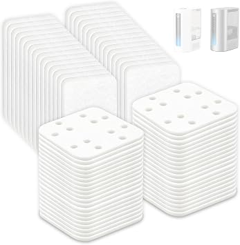 Humidifier Replacement Parts for Dreo - 30 Pack Mineral Absorption Pads and 30 Pack Essential Oil Aroma Pads Compatible with Dreo HM713 HM713S HM813S HM717S, Humidifier Pads and Aroma Pads Set