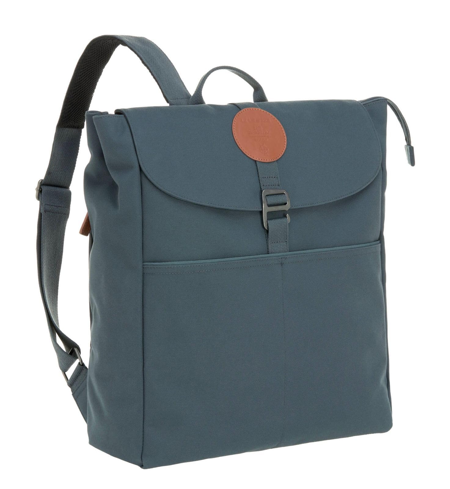 LÄSSIG Baby Wickelrucksack Wickeltasche Babytasche stylische Tasche inkl. Wickelzubehör/Backpack Adventure, Petrol