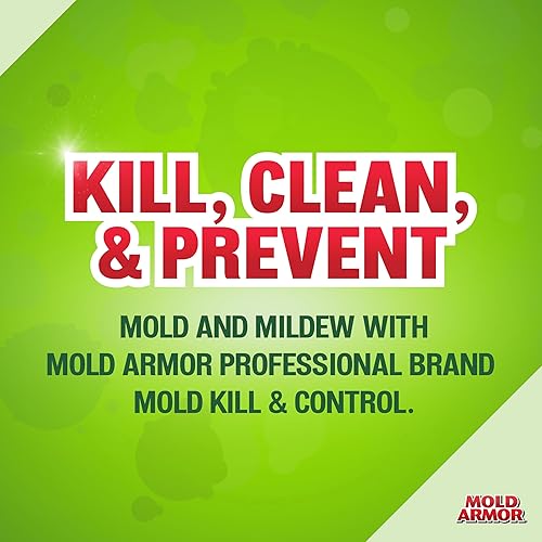 Miniatura 5 de Mold Armor Spray de control y eliminación de moho de marca profesional, 32 onzas., removedor de moho de superficie dura, resultados visibles en
