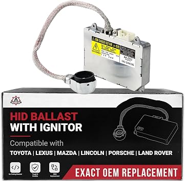 HID Xenon Headlight Ballast - Compatible with Land Rover, Lexus, Lincoln & More - LR3, ES300, ES330, IS300, LS430, RX300 - Headlight Control Unit - HID Control Module - Replaces 85967-0E020