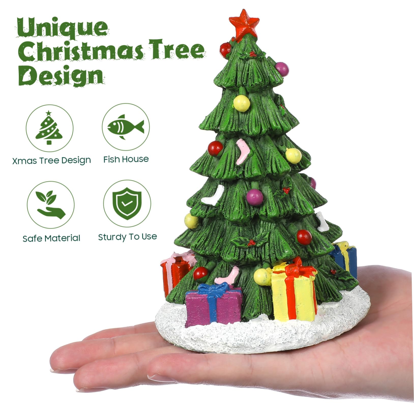 TOYANDONA Árbol Artificial Decorativo para Pecera Decoración para Acuarios Diseño Elegante