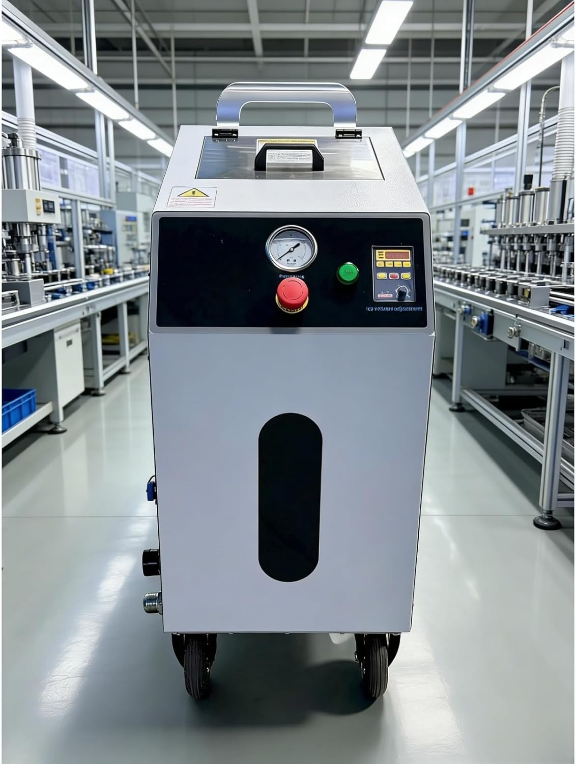 Portable Dry Ice Blasting Machine, Compact Industrial Dry Ice Cleaning Blaster, Professional Tool for Precision Surface Preparation and Contaminant Removal