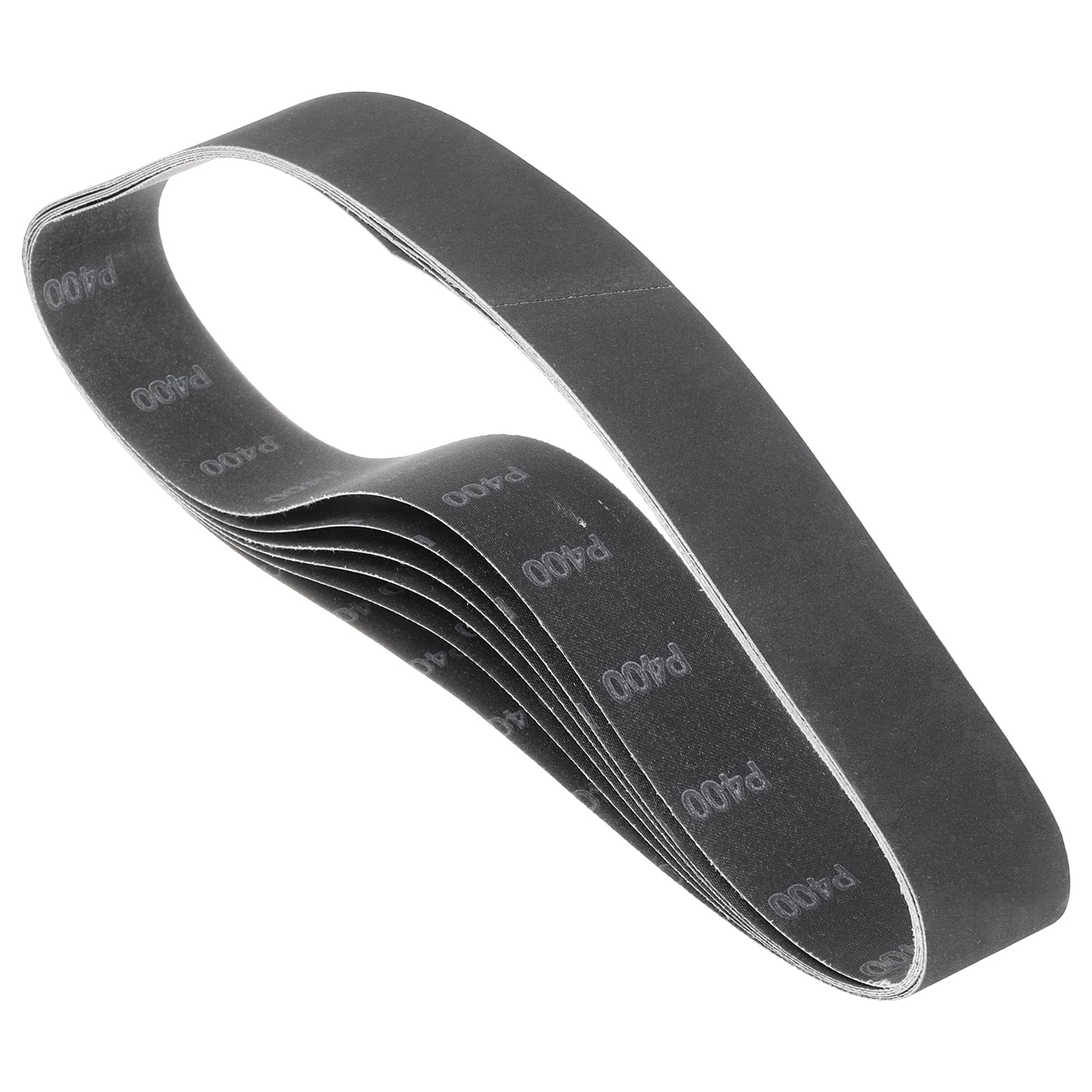 Kozelo 6 Pack Sanding Belts 50mm x 1067mm 400 Grit Silicon Carbide Abrasive Belt Sander Paper for Belt Sander Metal Grinding Wood Working Weld Rust Removal