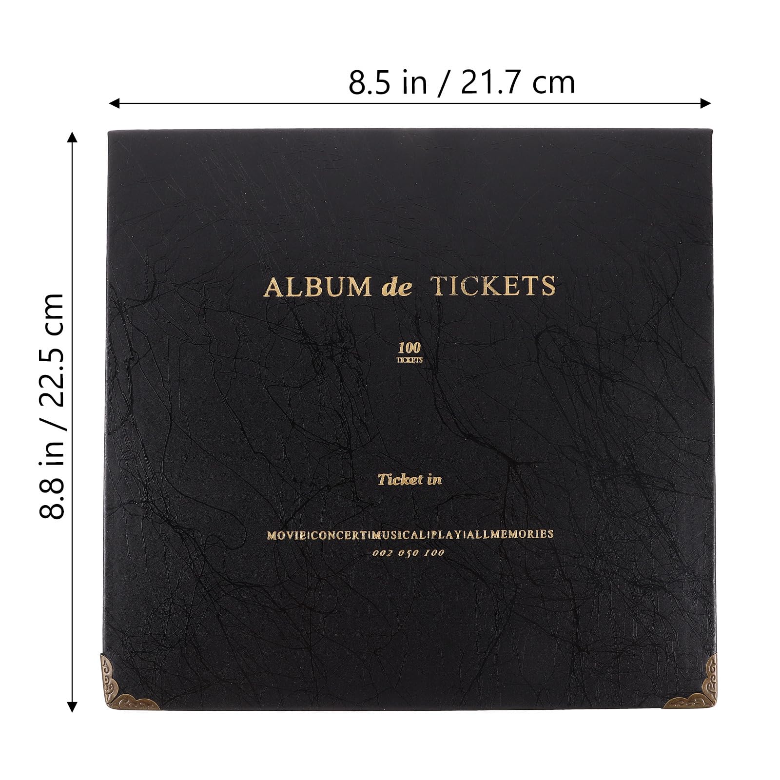 Album Portacartoline SAFE 6003 – Custodia Da Collezione In Similpelle Nera, 40 Cartoline, Tasche Trasparenti, Formato Tascabile - 2