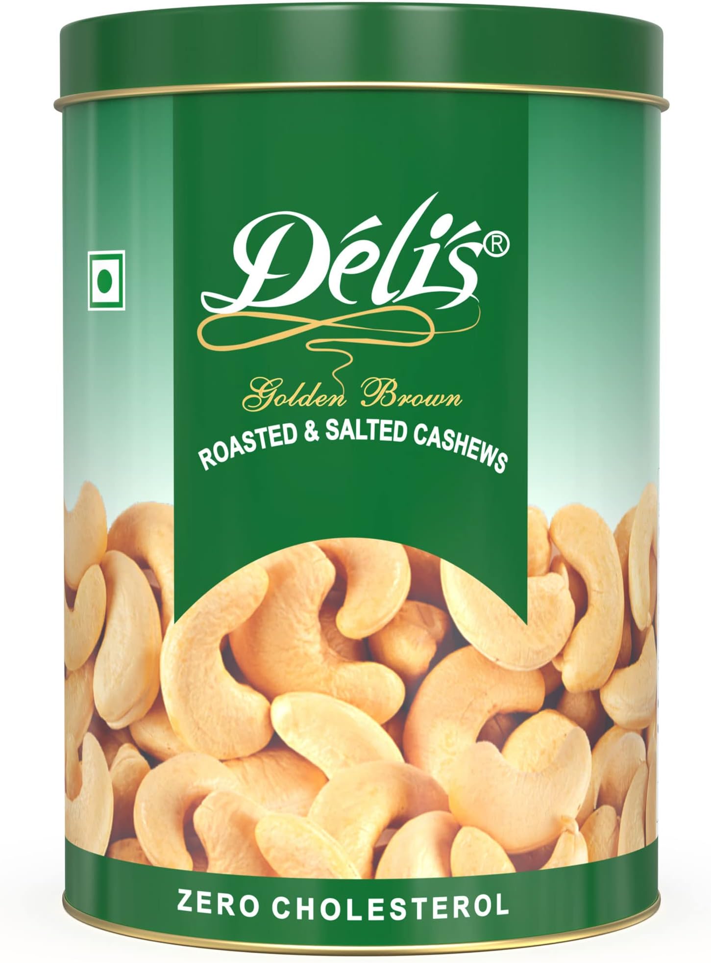 Delis Oil Roasted Golden Brown WW240 Cashews 150g | Crunchy & Premium Cashew Nuts | Roasted in Groundnut Oil | Nitrogen Flushed | No Added Preservatives