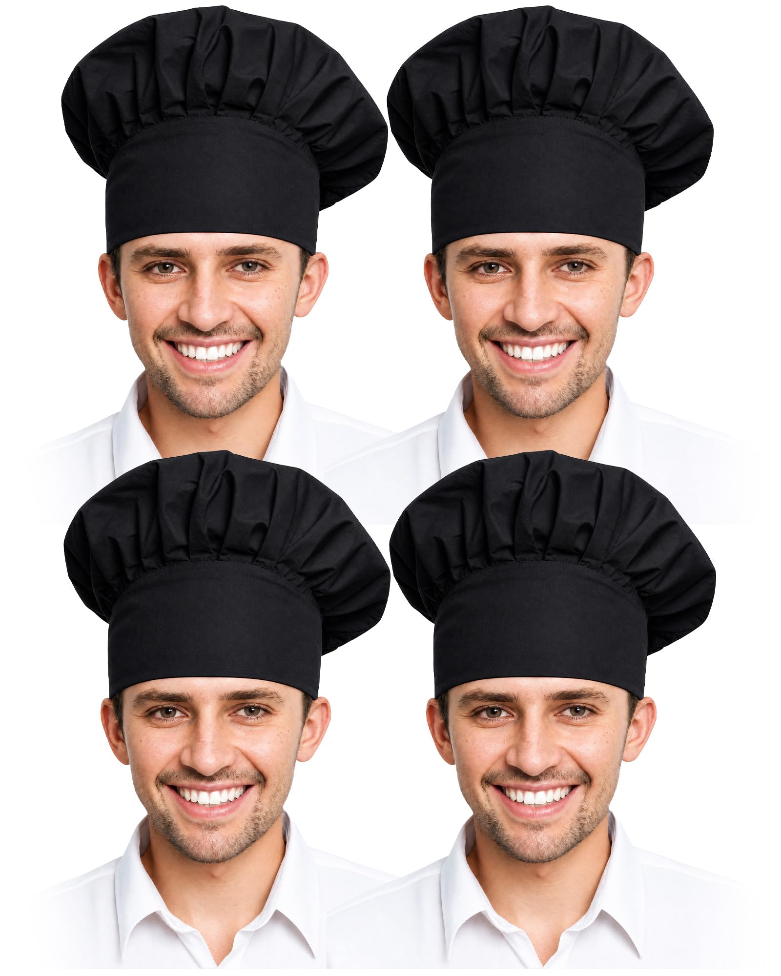 Xeoxarel Chef Hat for Men/Women, Baker Kitchen Cooking Cap