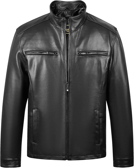 REED EST. 1950 Men's Jacket Genuine Lambskin Leather Winners Coat