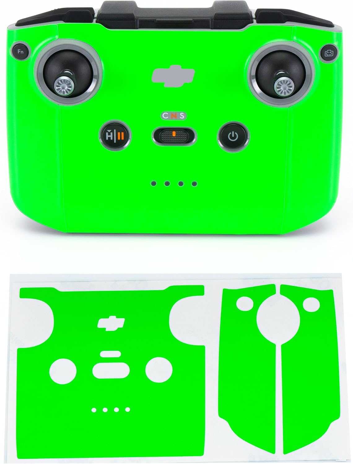 WRAPGRADE Complete Custom Decal Skin Set of Full Wrap, Accent Color, FAA Registration Number Stickers Compatible with DJI Mini 4 Pro