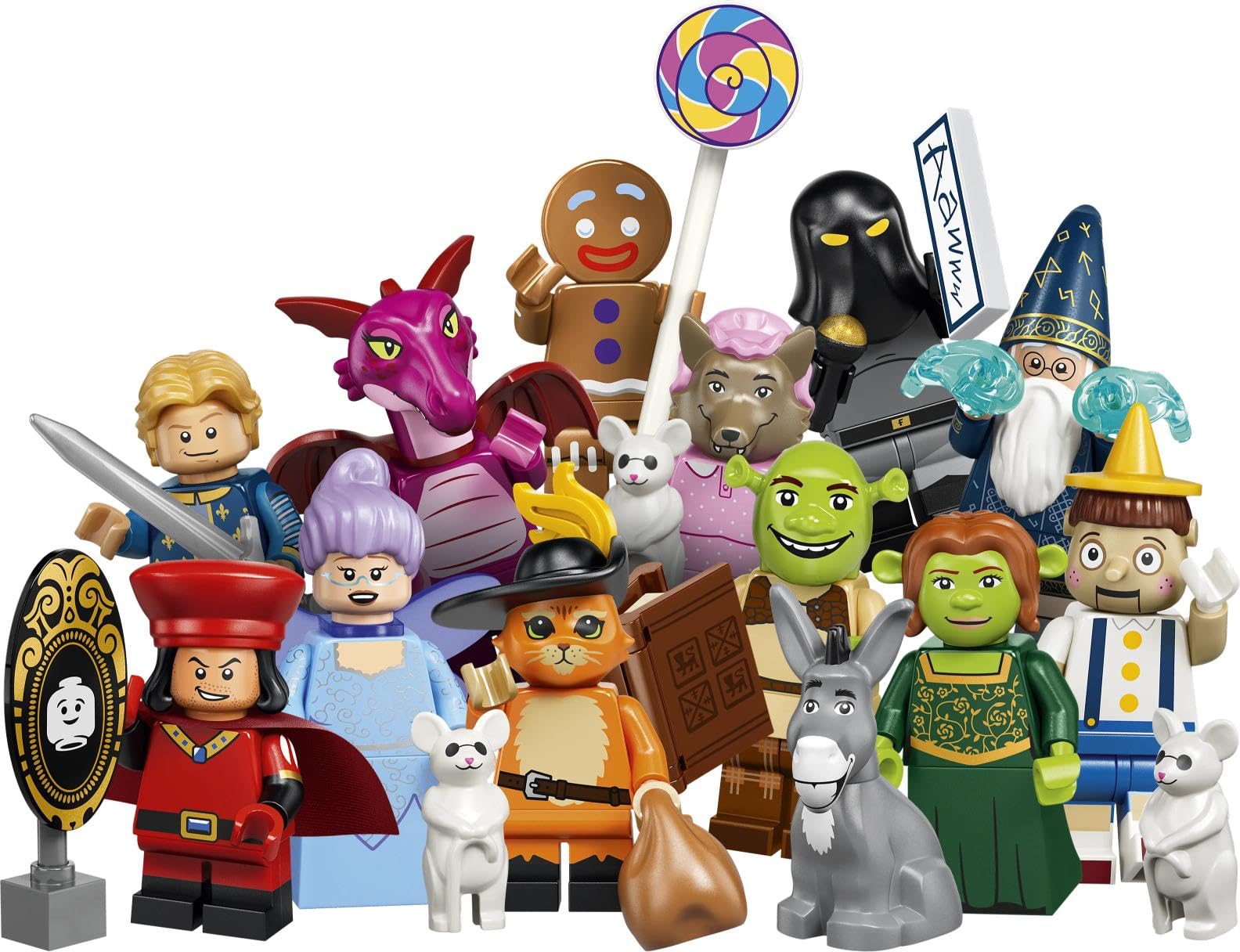 LEGO Shrek Minifigure Mystery Box - Collectible Toys -2 LEGO Shrek Minifigure Mystery Box - Collectible Toys -2