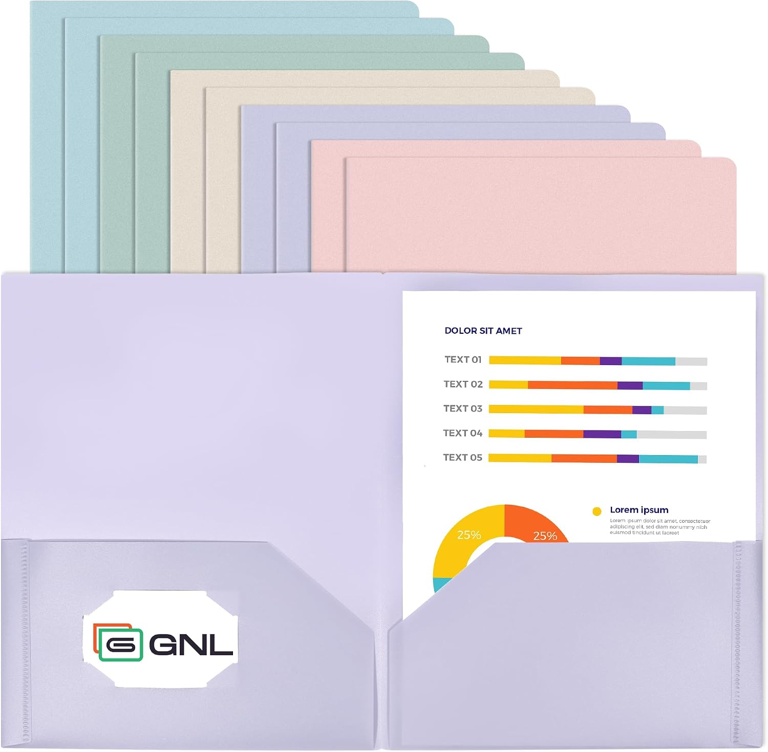 File Folder Letter R Amazon.com : GNL Plastic Folders with Pockets, Pack of 10, Muted Pastel ...