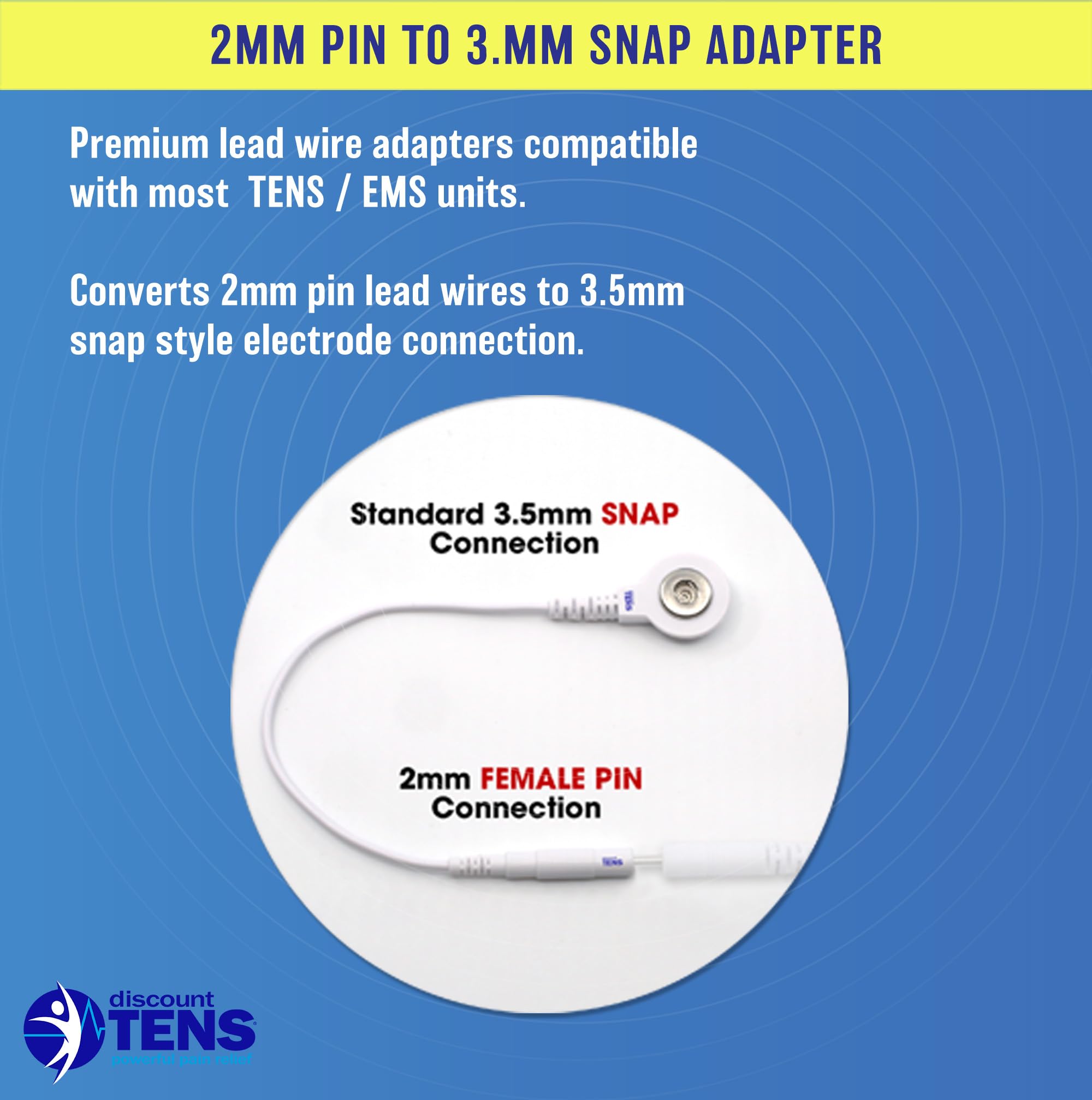 2 Adaptateurs Pince Omron E3 – De 2,2 Mm à 4 Mm – Neufs – TechnoMedia