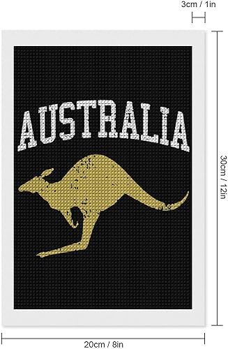 Miniatura 2 de Australia Kangaroo Diamond Art Painting Kits Full Square Drill DIY Picture Art Crafts for Home Wall Decor