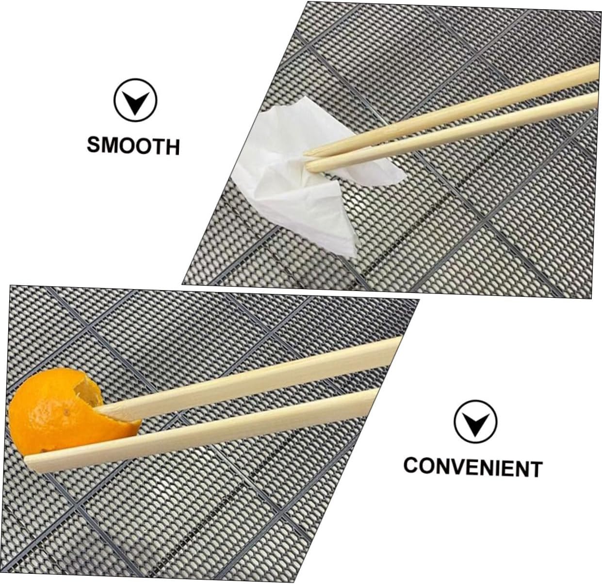 OUNONA 4pcs Bamboo Garbage Picker Tool Handheld Rubbish Clamp for Outdoor Use Litter Picker for Trash Collection for Home and Cleanup