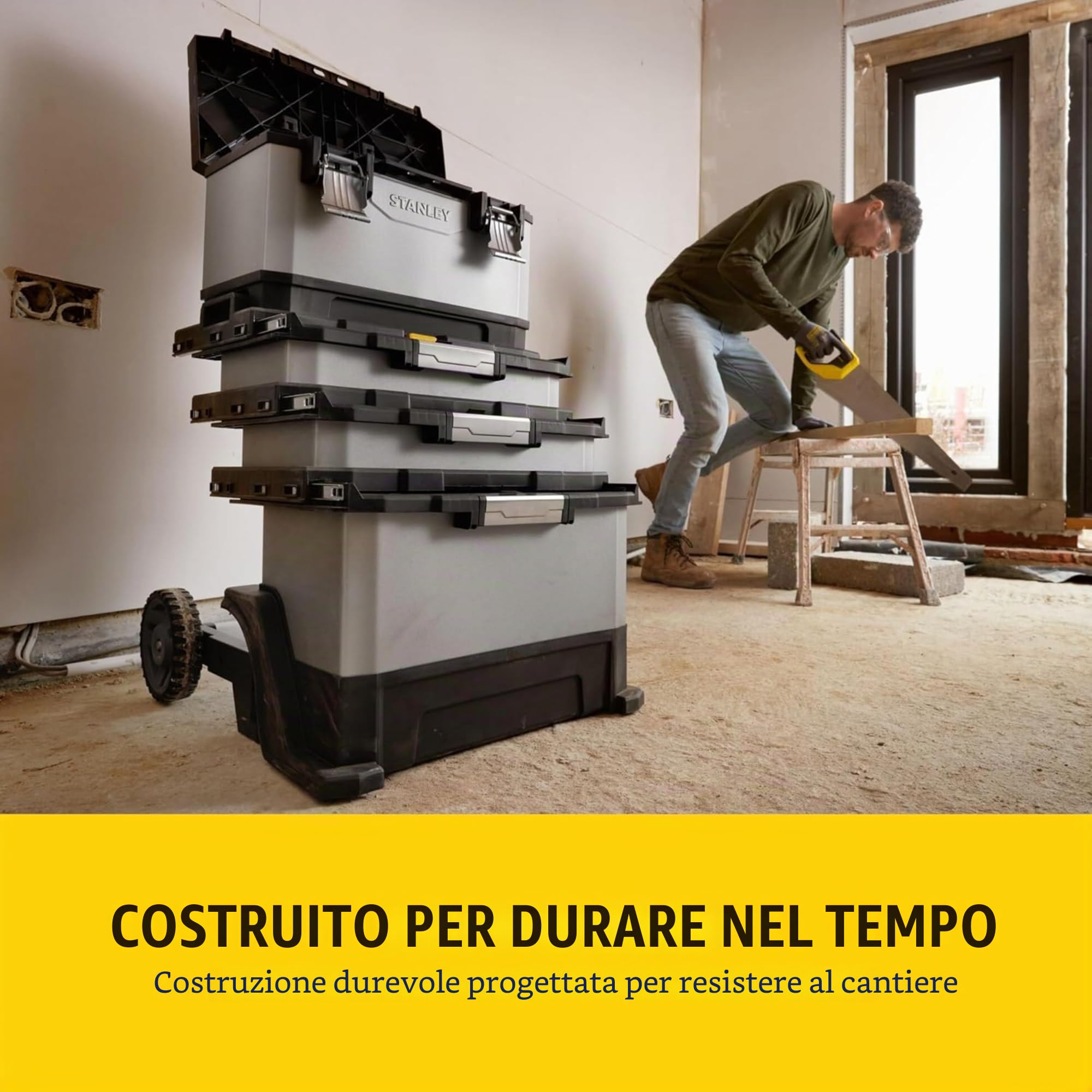 STANLEY FATMAX Carrello Porta Utensili 56.8 x 89.3 x 38.9 cm 1-95-622