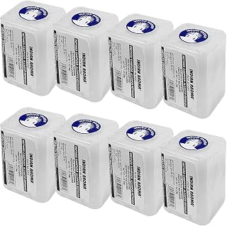 Box of Premium Quality Refined Camphor Blocks for Aromatherapy, Kapoor Pooja, Odor Eliminator, Puja, Alcanfor, alcanfor en bloques8 Blocks (225 Grams)
