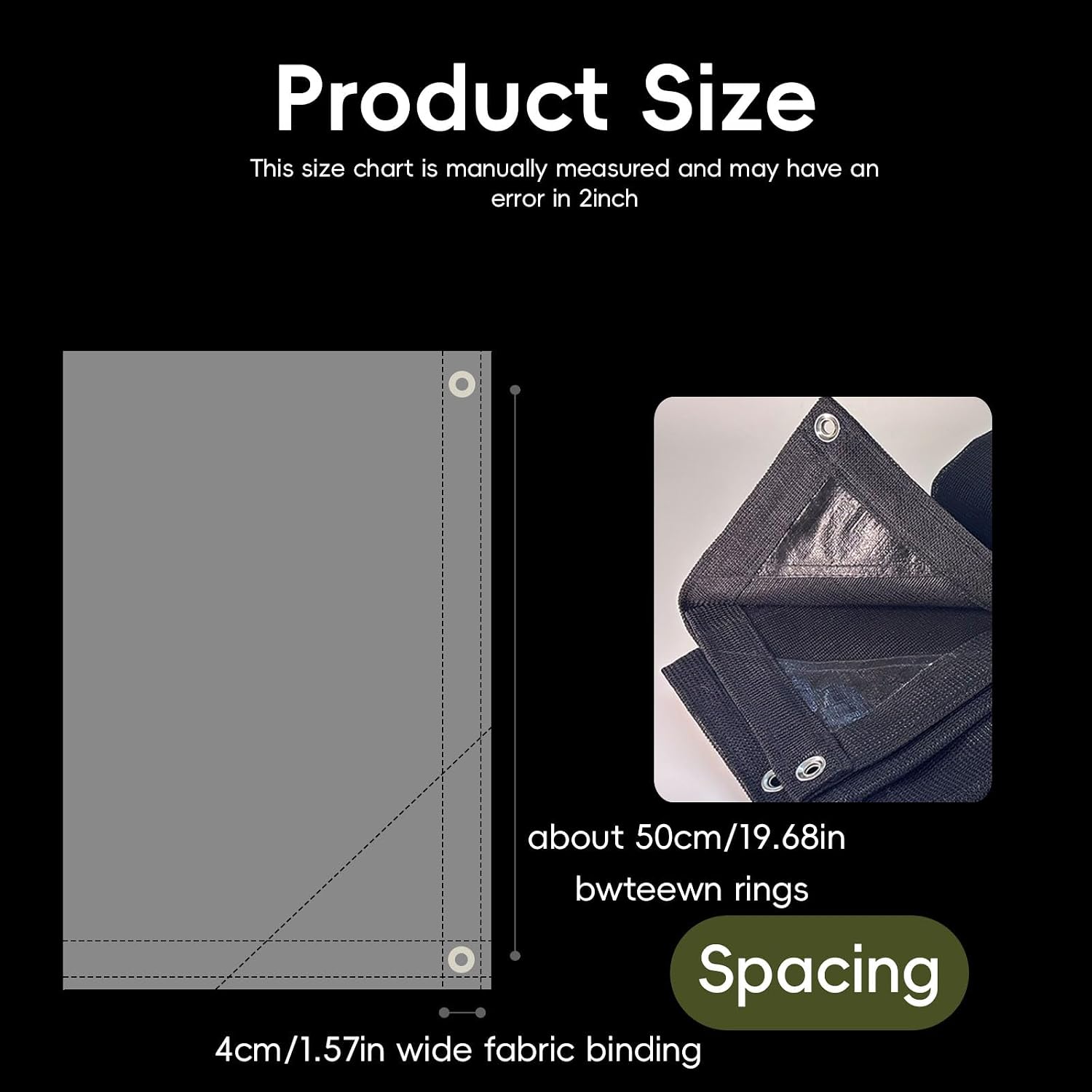 70% Black Shade Cloth 10x20 ftHeavy Duty Mesh Tarp with Grommets Weather-Resistant Sun Shade Netting for Dump Trucks Pergola Greenhouse Chicken Coop Patio Plants Growing Outdoor Protection