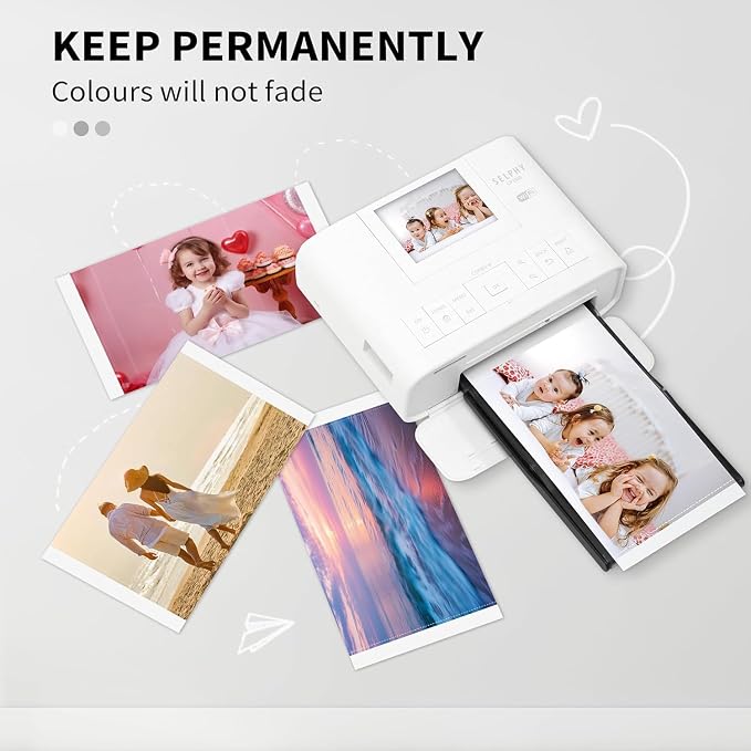 Papel fotográfico compatible Canon Selphy 4x6 pulg 108 hojas miniatura 5