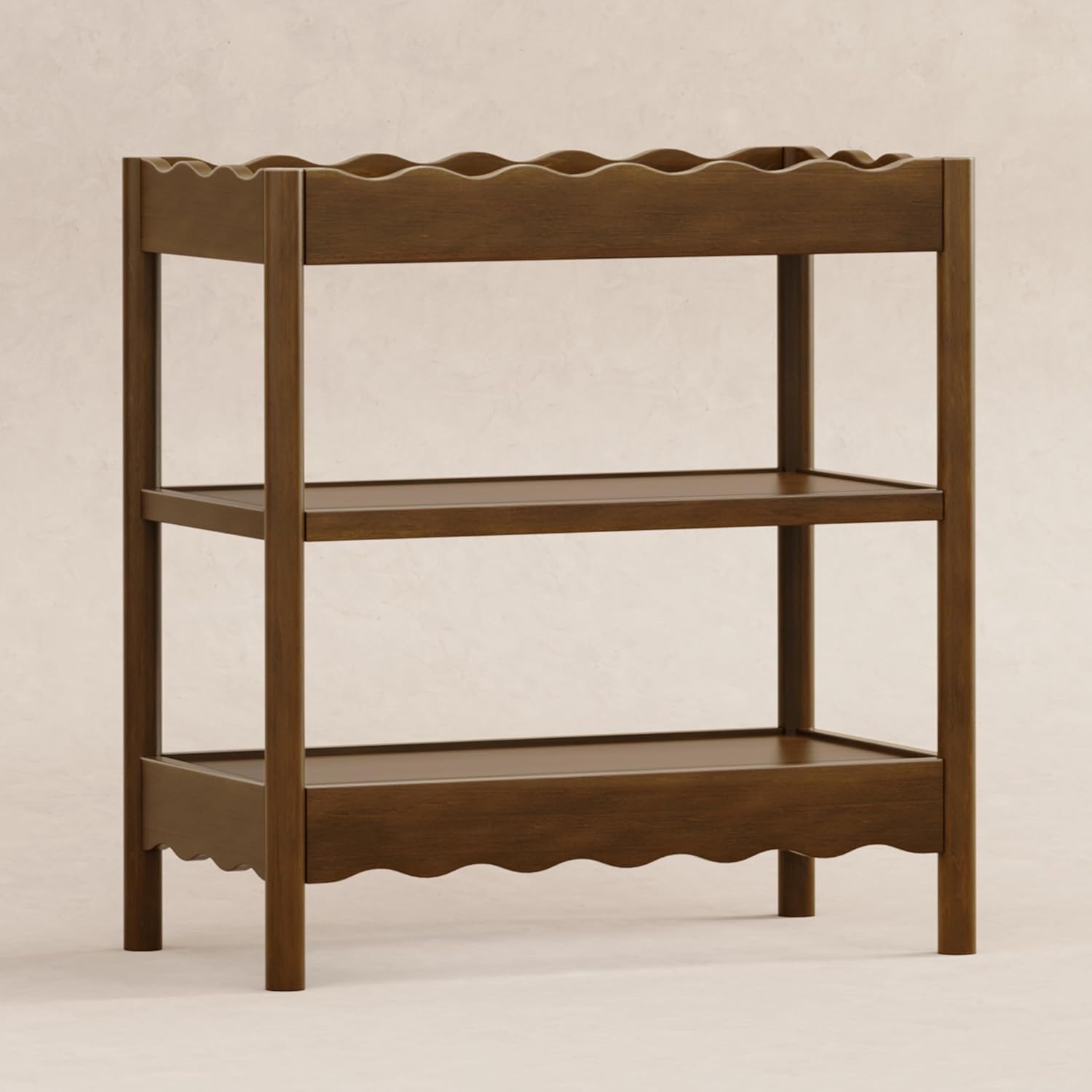 Babyletto Swell Changing Table in Natural Walnut, Greenguard Gold Certified