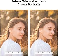 Vista 4 de K&F CONCEPT - Kit de filtros de difusión negro de 52 mm, 1/4 y 1/8, filtros de efecto cinematográfico de niebla con revestimiento multicapa