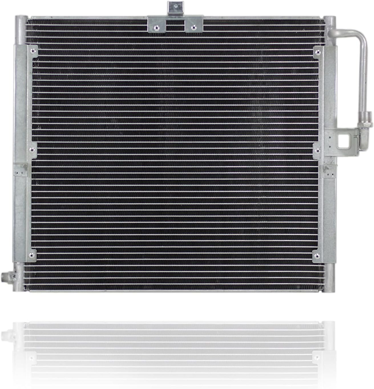 A/C Condenser - Pacific Best Inc. Compatible/Replacement for 3394 02-18 Mercedes-Benz G500, 03-04 G55 - Without Dryer