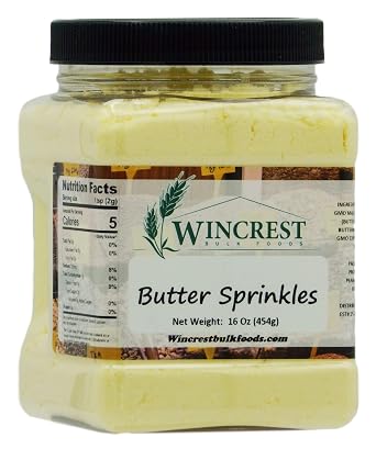Butter Powder Butter Sprinkles - GMO Free - 1 Lb Container