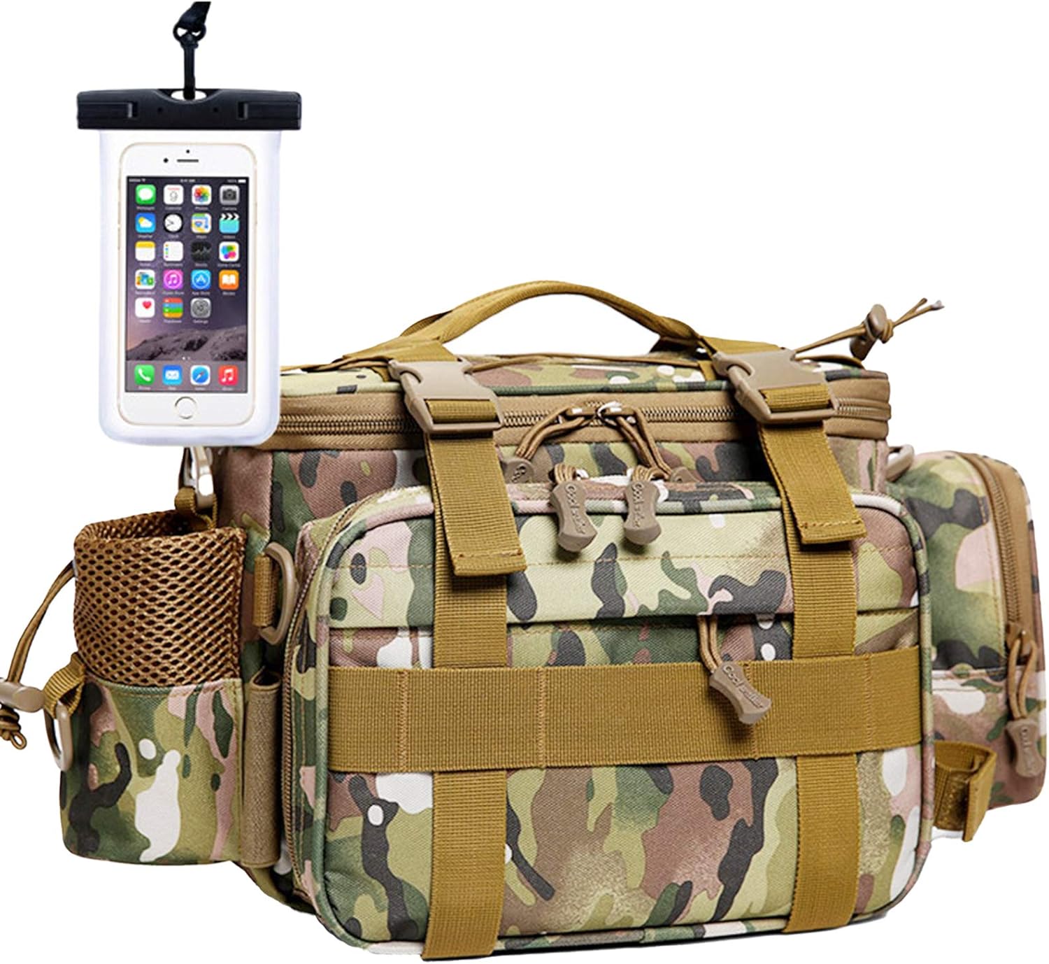 Nda Style 釣りバッグ タックルバッグ ランガンバッグ アウトドアバッグ 耐水 多機能 大容量 防水 Nda Style 釣りバッグ タックルバッグ ランガンバッグ アウトドアバッグ 耐水 多機能 大容量 防水