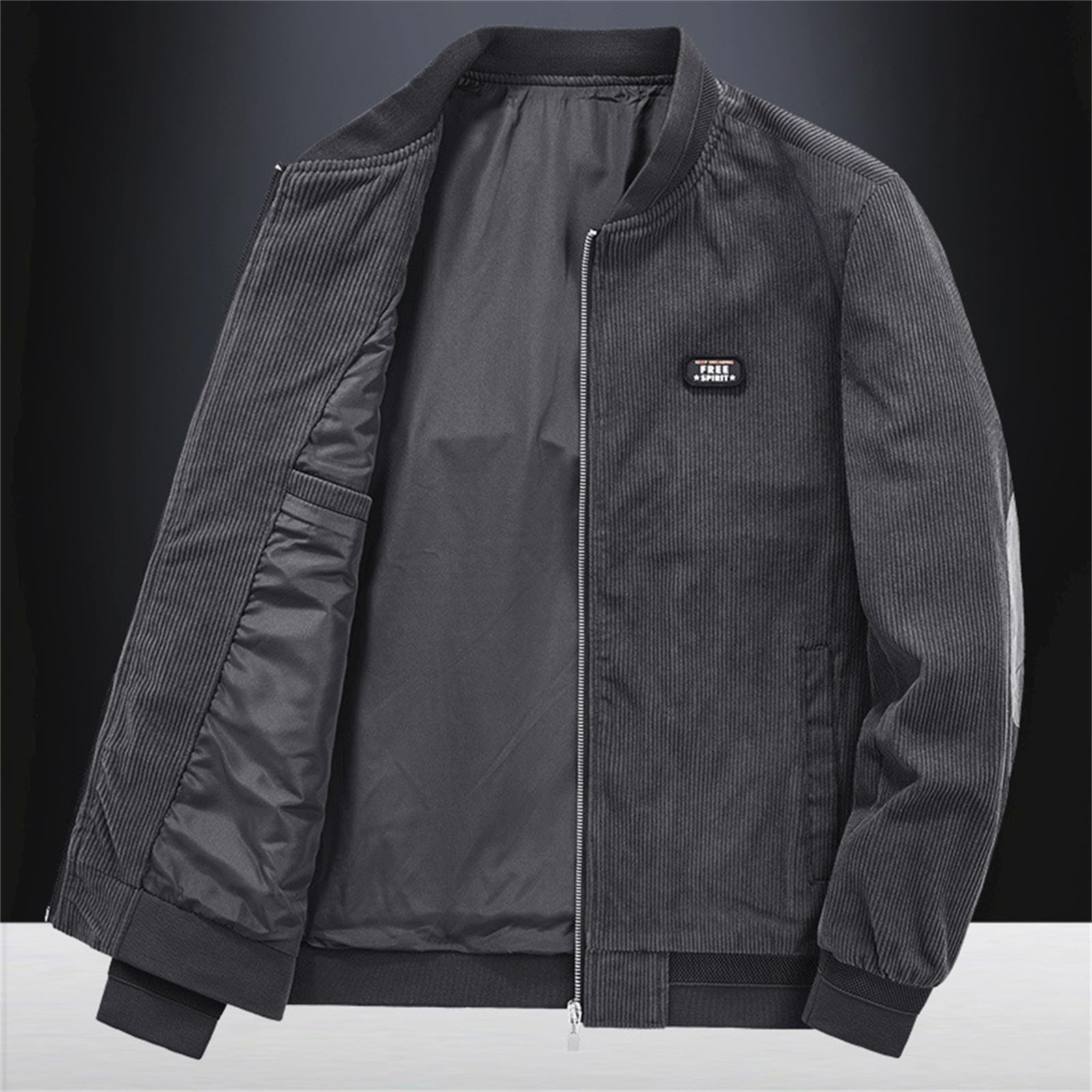 Generisch WeißE Jacke Damen Cordjacke Männer Air Force Baseball Jacken Männlich Casual Fit Windjacke Mäntel
